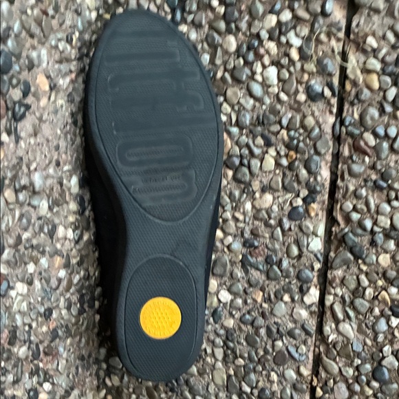 Women’s FitFlop Black Textured Loafers size 9 - Picture 9 of 10